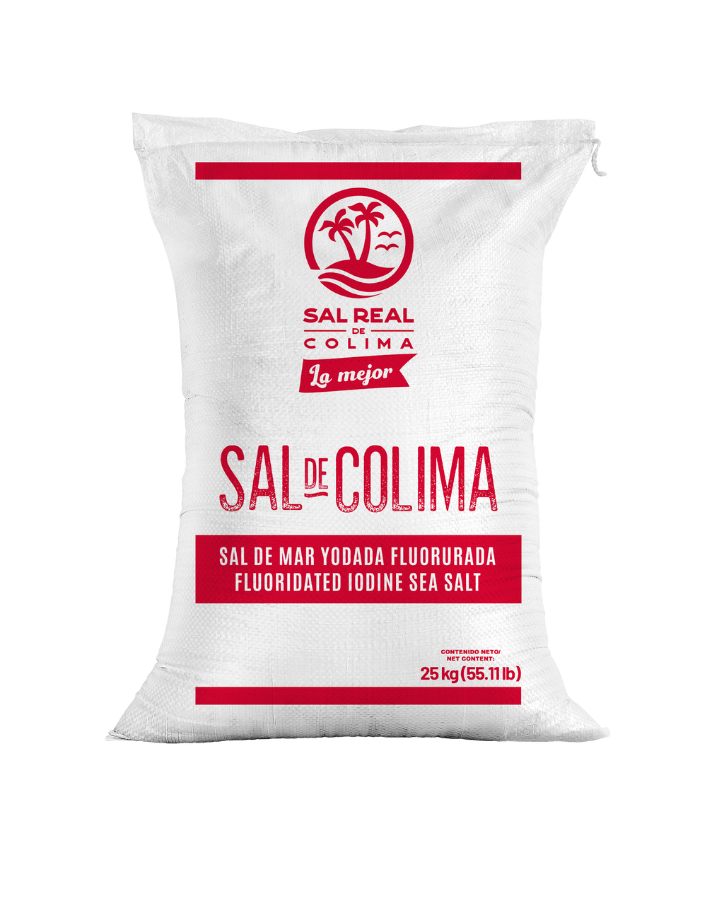 Sal de Mar Yodada Fluorurada  Costal 25kg