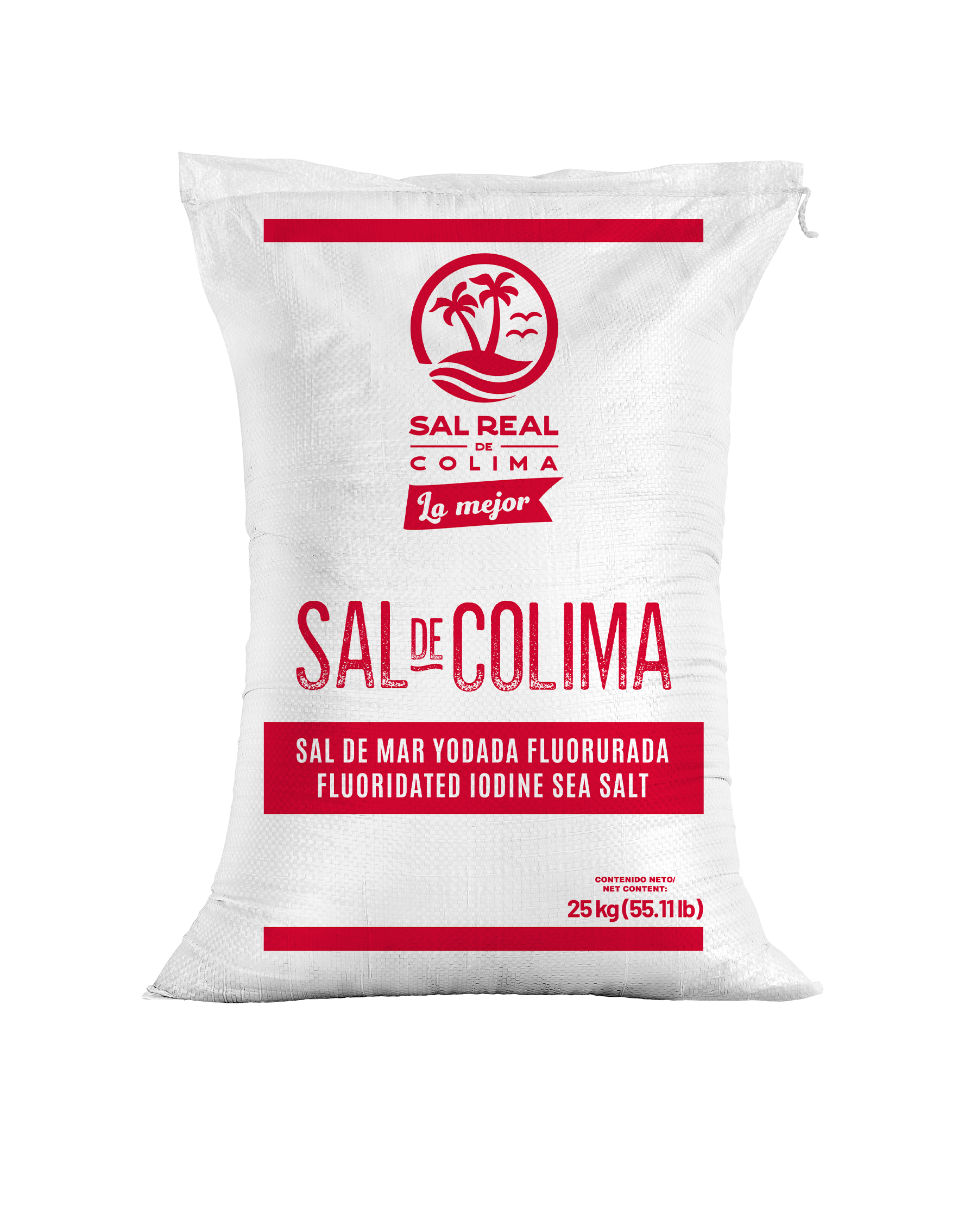 Sal de Mar Yodada Fluorurada  Costal 25kg