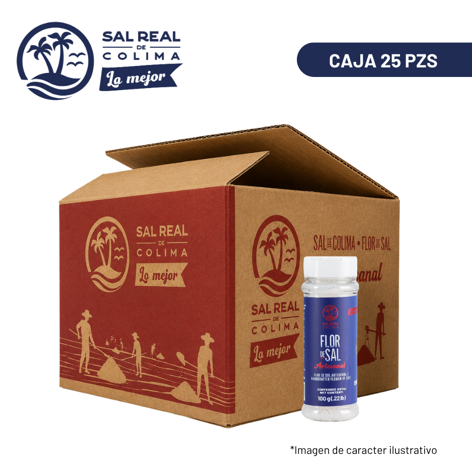 Flor de Sal  Salero 100g