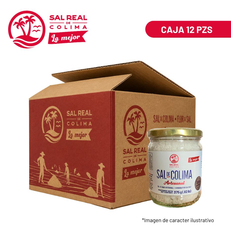 Sal de Mar  Frasco Cristal 375g