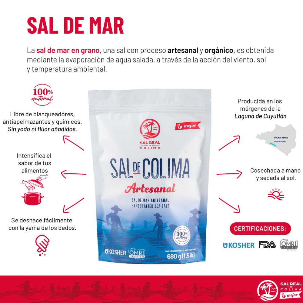 Sal de Mar  Ziploc 680g