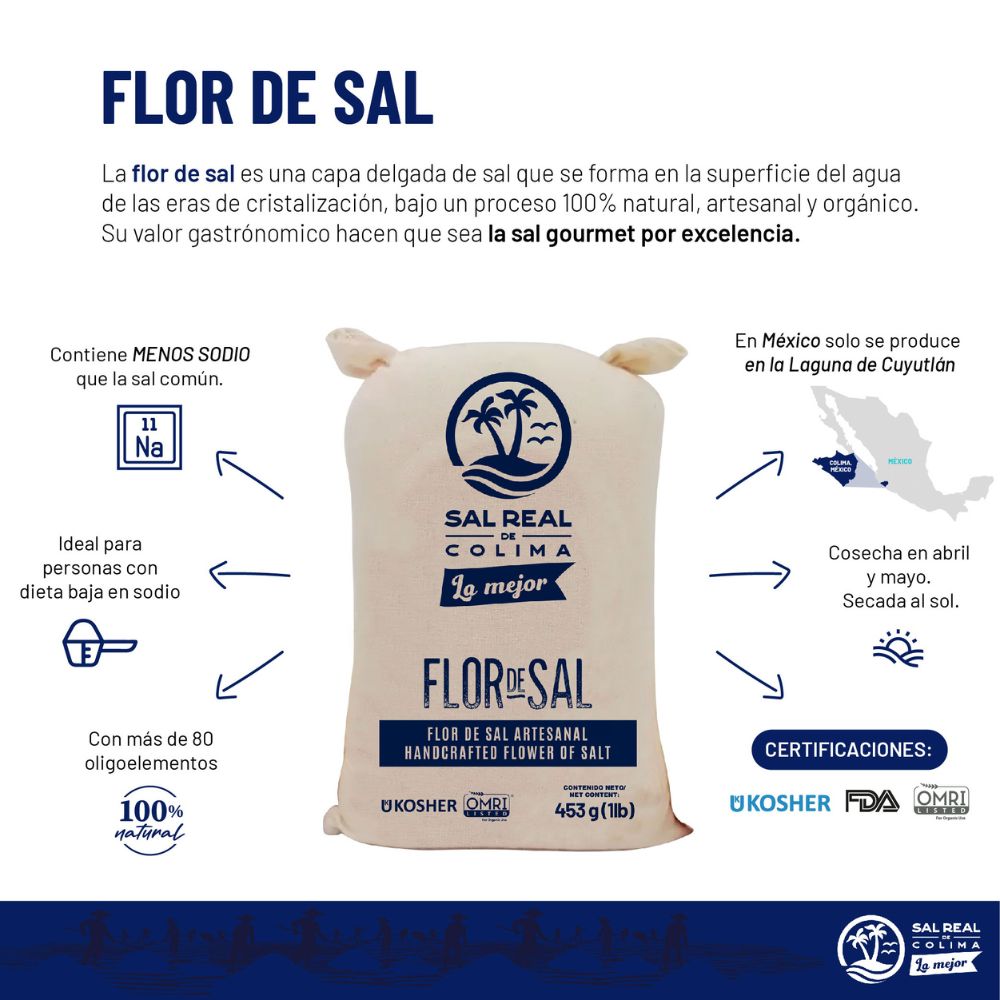 Flor de Sal  Costal Manta 453g
